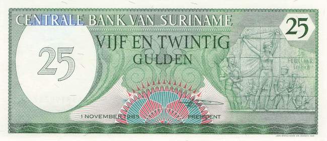 25 Gulden 1985